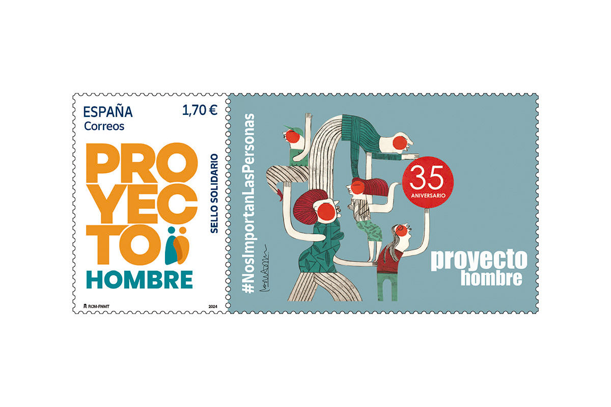 Correos emite un sello dedicado a Proyecto Hombre